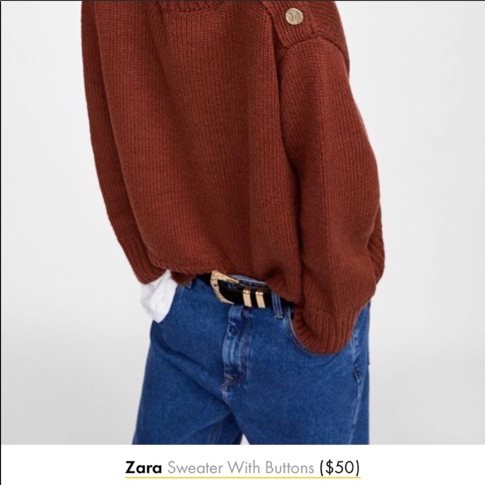Zara Sweater With Buttons - image 2